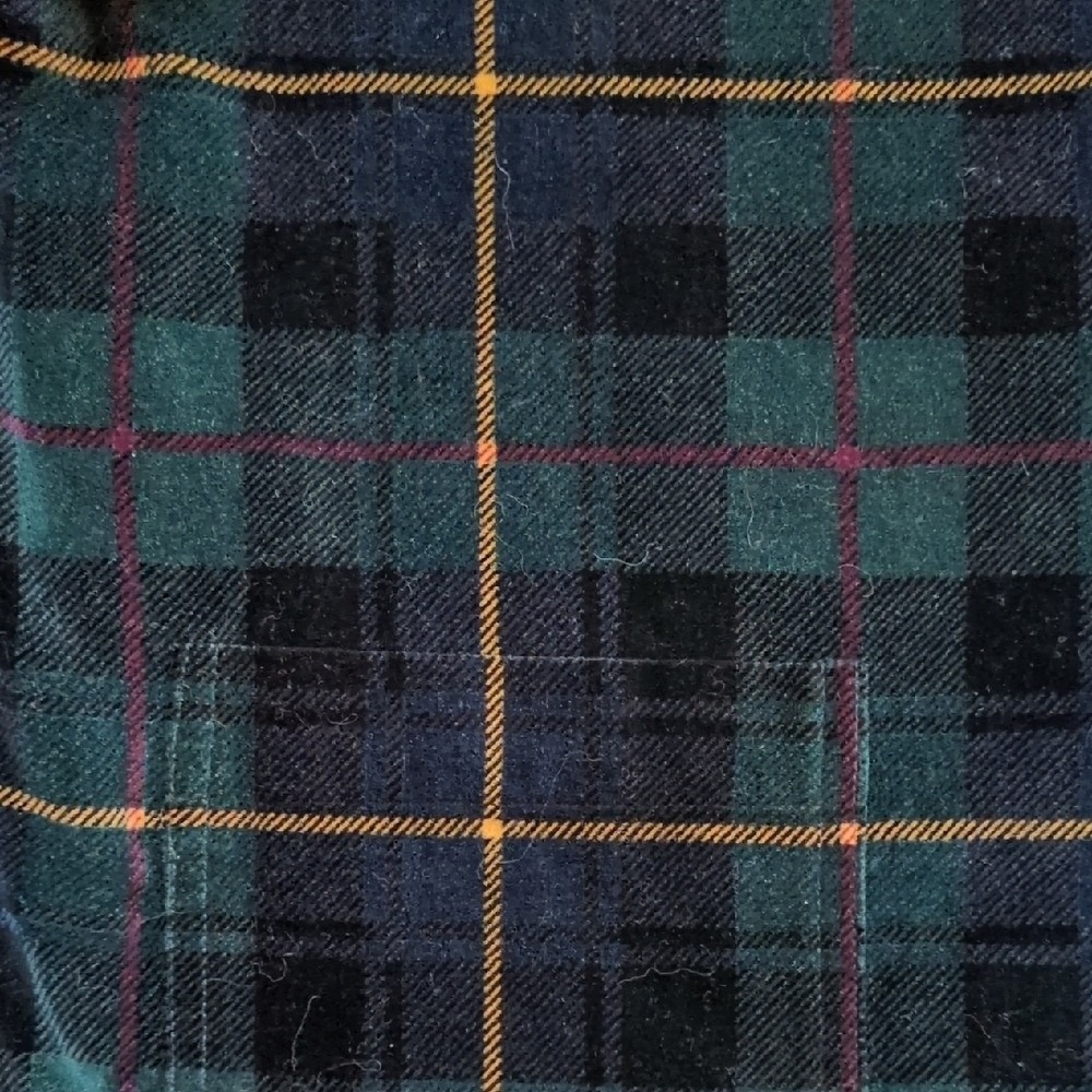 Vintage 90s‎ Jones Wear Sport Velvet Plaid Button Up Vest - Preppy Menswear M - Picture 3 of 9